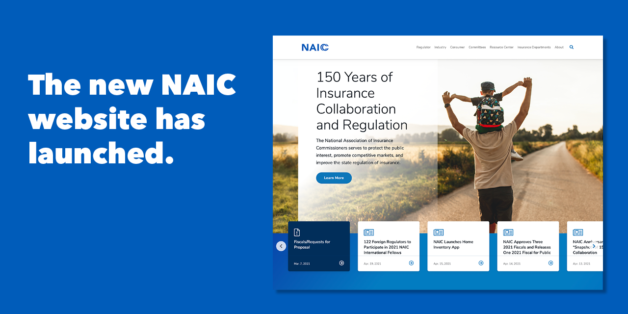 NAIC's New Website Has Launched