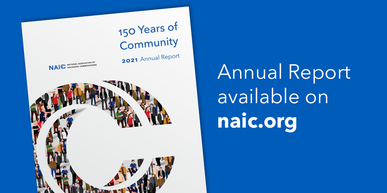 Annual Report available on naic.org