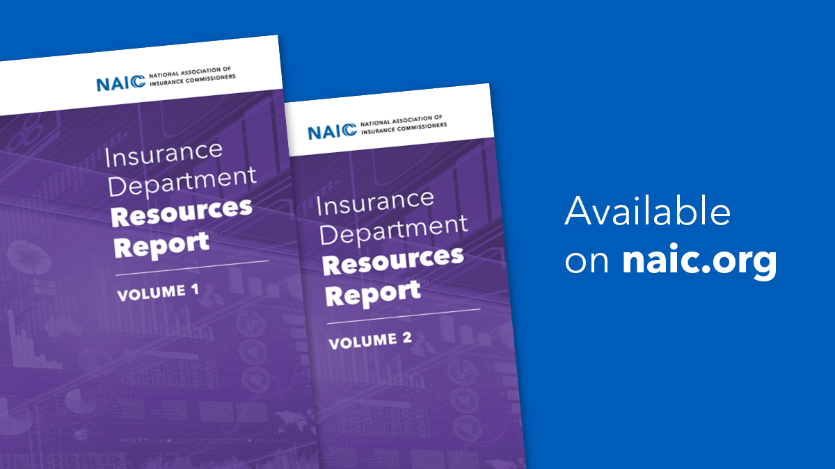 Insurance Deportment Resources Report Volume 1 & 2 Covers