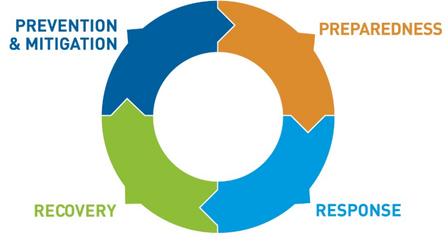 Disaster risk management cycle