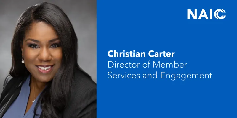 NAIC Names Christian Carter Director of Member Services and Engagement