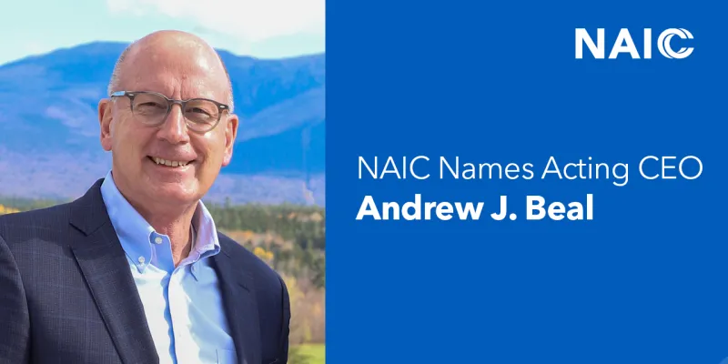 Headshot of Andrew Beal, NAIC Acting CEO