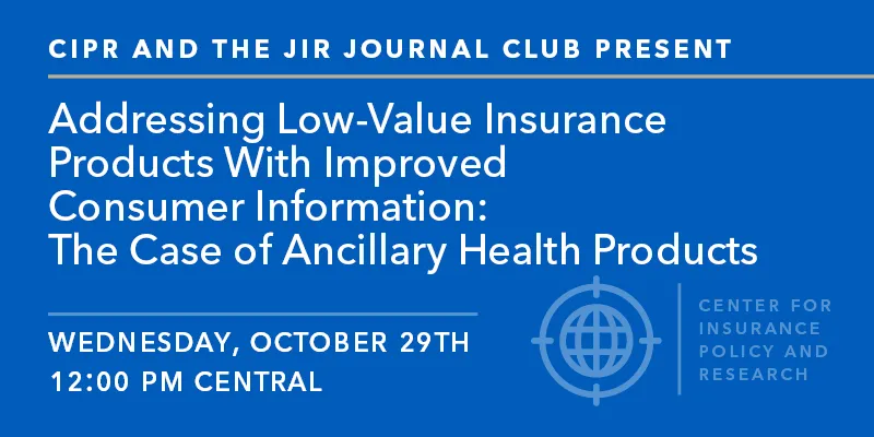 CIPR Journal Club October 29, 2025
