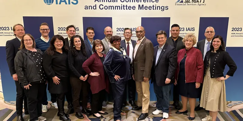 NAIC Members and staff in Tokyo, Japan, for the committee meetings, the Annual General Meeting, and the Annual Conference of the International Association of Insurance Supervisors (IAIS) in November 2023.