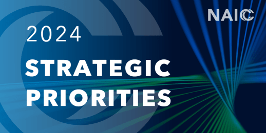 "2024 Strategic Priorities" on a blue, green, and white background